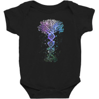 Dna Tree Life Earth Genetics Biologist Science Gift Tank Top Baby Bodysuit | Artistshot