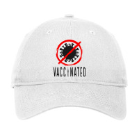 Vaccinated, Hug Me Im Vaccinated, Quarantine, Proudly Vaccinated Adjustable Cap | Artistshot