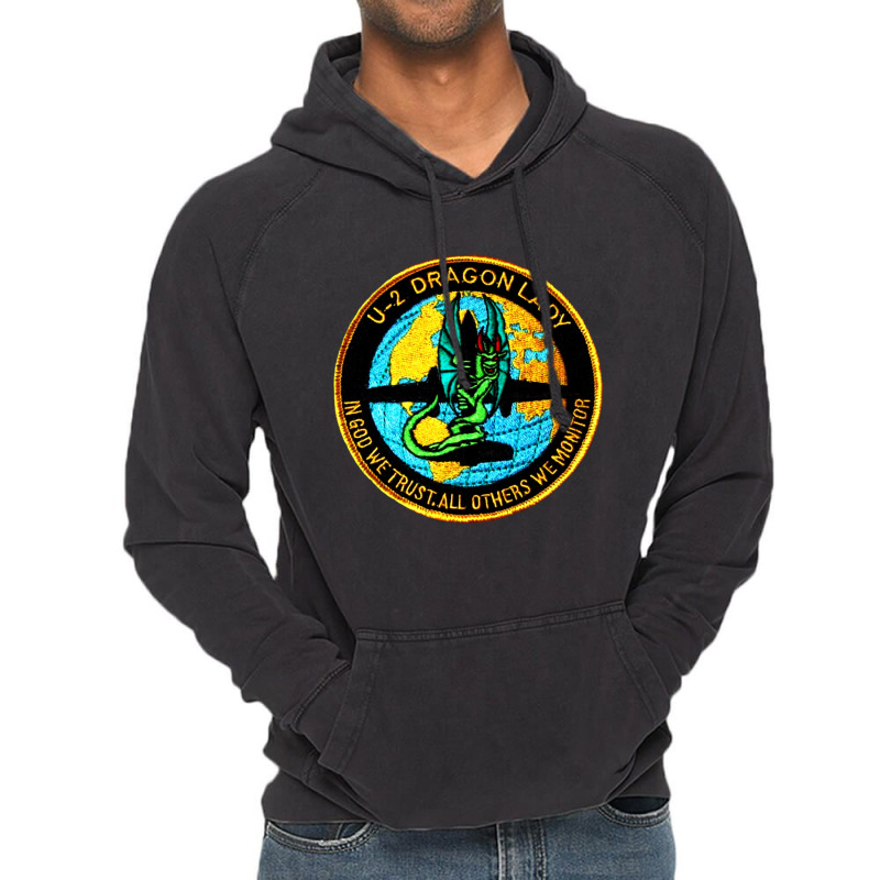 U-2 Dragon Lady Patch Vintage Hoodie by Naraya Pictures | Artistshot