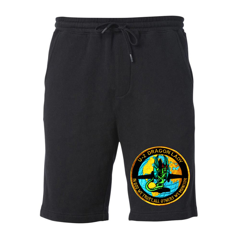 U-2 Dragon Lady Patch Fleece Short by Naraya Pictures | Artistshot