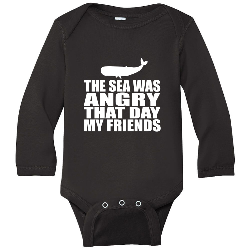 Seinfeld   The Sea Was Angry That Day My Friends Long Sleeve Baby Bodysuit by naeshastores | Artistshot