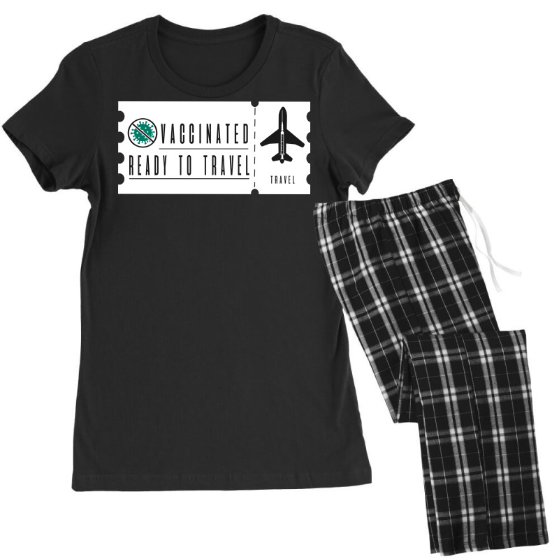 Vaccinated Ready To Travel Women's Pajamas Set by Zero_art | Artistshot