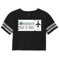 Vaccinated Ready To Travel Scorecard Crop Tee | Artistshot