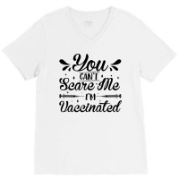 Im Vaccinated V-neck Tee | Artistshot