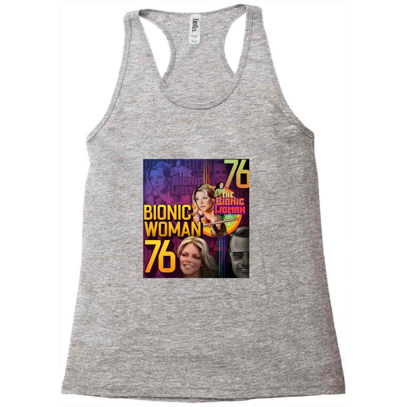 Bionic Woman V3, Bionic Woman Racerback Tank by hydrant-podcast | Artistshot