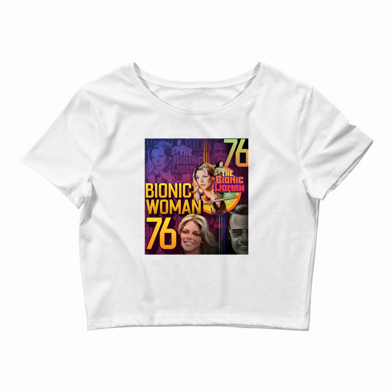 Bionic Woman V3, Bionic Woman Crop Top by hydrant-podcast | Artistshot