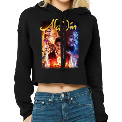 Aladdin Cropped Hoodie Designed By Pinkanzee
