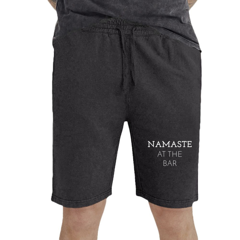 Namaste At The Bar Shirt T Shirt Vintage Short | Artistshot