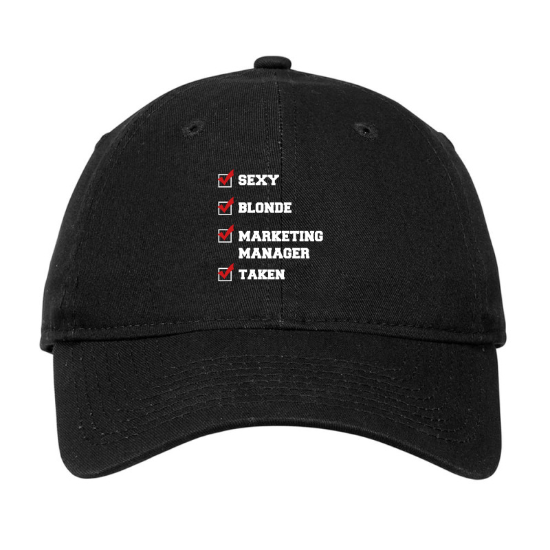 Sexy, Blonde, Marketing Manager, Taken Adjustable Cap by thanchashop | Artistshot