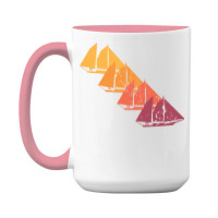 Sailing T  Shirt Sail Boat Retro T  Shirt 15 Oz Coffee Mug | Artistshot