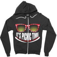 It’s Picnic Time Family Trip Summer Vacation Camping Picnic Birthday Zipper Hoodie | Artistshot