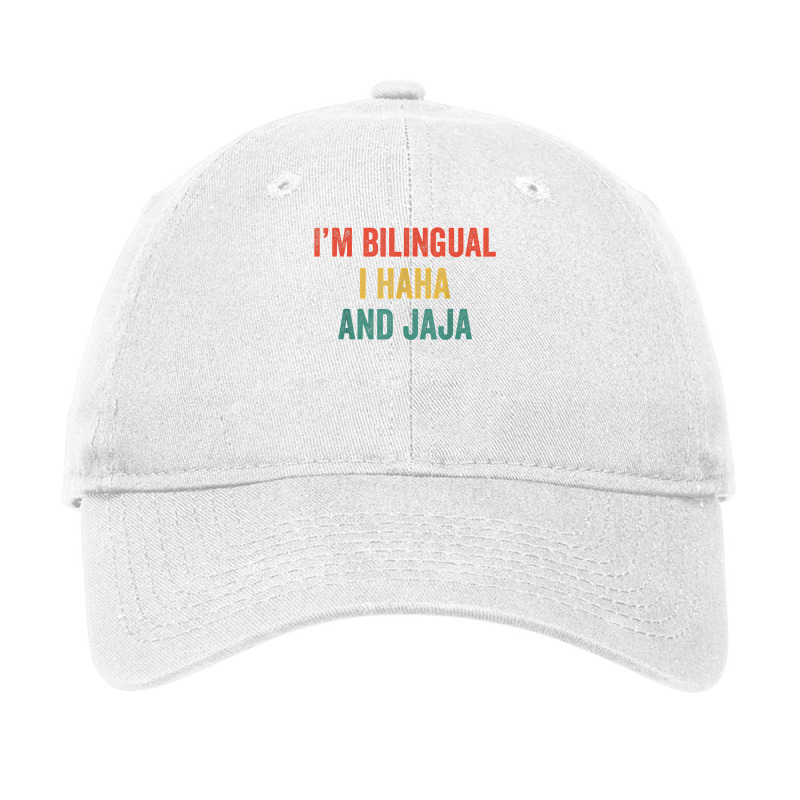 Im Bilingual I Haha And Jaja Funny Spanish Spanglish Teacher T Shirt Adjustable Cap by tuckeynkriccijea | Artistshot