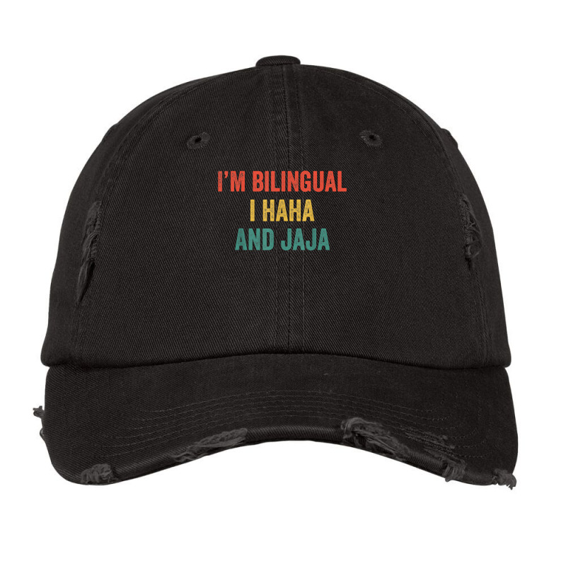 Im Bilingual I Haha And Jaja Funny Spanish Spanglish Teacher T Shirt Vintage Cap by tuckeynkriccijea | Artistshot