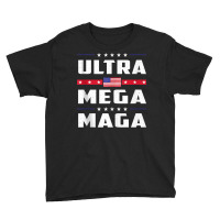 Ultra Mega Maga Trump Liberal Supporter Republican Family Tank Top Youth Tee | Artistshot