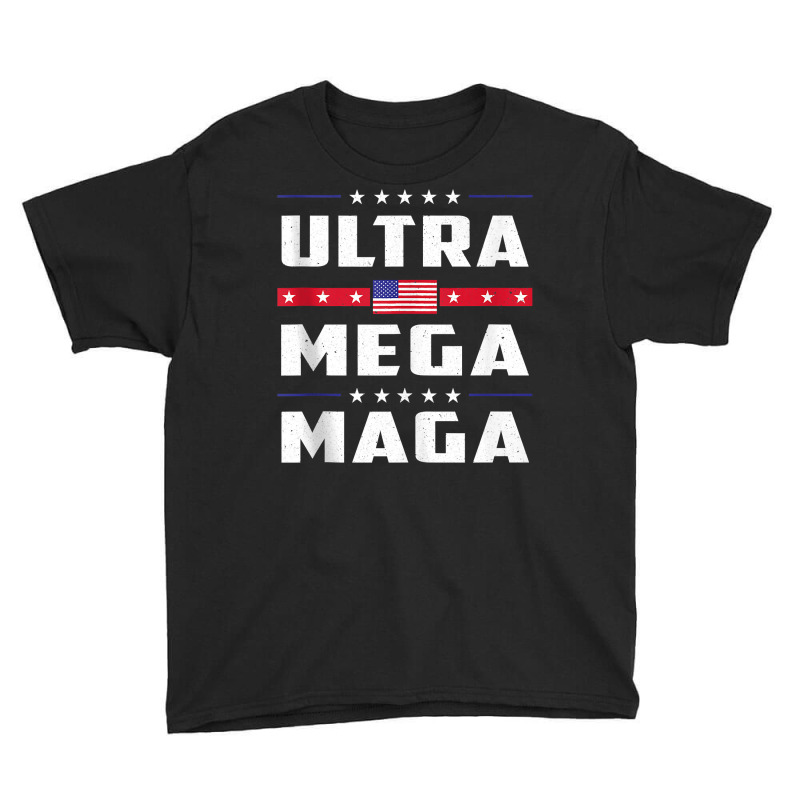 Ultra Mega Maga Trump Liberal Supporter Republican Family Tank Top Youth Tee | Artistshot