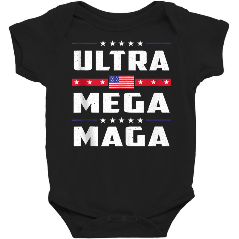 Ultra Mega Maga Trump Liberal Supporter Republican Family Tank Top Baby Bodysuit | Artistshot