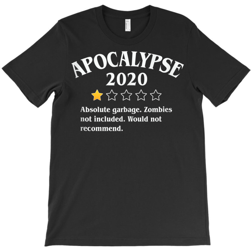 Apocalypse 2020 Review   Zombies Not Included 1 Star Rating Tank Top T-shirt | Artistshot