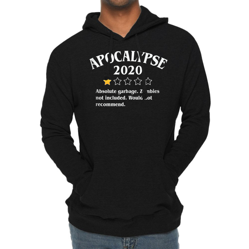 Apocalypse 2020 Review   Zombies Not Included 1 Star Rating Tank Top Lightweight Hoodie | Artistshot