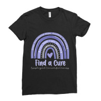 Rainbow Cure Hope Fight Strength Esophageal Cancer Awareness Ladies Fitted T-shirt | Artistshot