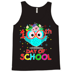 owl happy 100th day of school Tank Top | Artistshot