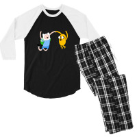 Jake The Dog Men's 3/4 Sleeve Pajama Set | Artistshot