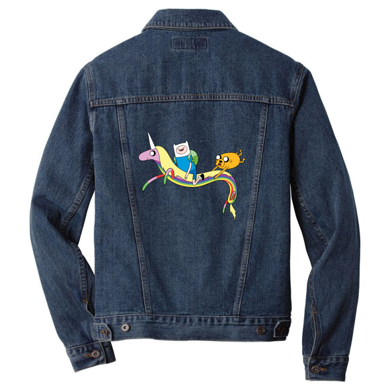 Jake The Dog Men Denim Jacket by meritanila | Artistshot