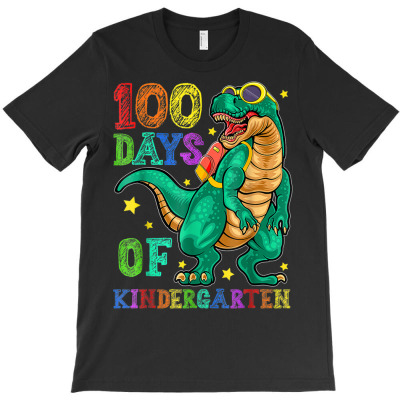 Happy 100 Days Kindergarten T-shirt Designed By Bariteau Hannah