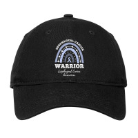 Rainbow Warrior Esophageal Cancer Awareness Adjustable Cap | Artistshot