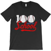 100th Day Baseball Teacher T-shirt | Artistshot