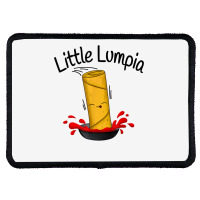 Cute Little Lumpia Filipino Spring Roll Kids Kawaii Food T Shirt Rectangle Patch | Artistshot