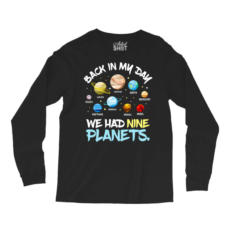 Solar System Dwarf Planets, Solar System Dwarf Planets Astronomy Astro Long Sleeve Shirts | Artistshot