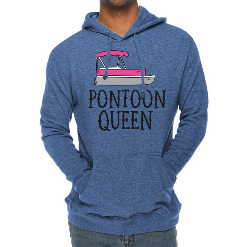 Funny Pontoon Queen Girl Boat Pontoon Sweatshirt Lightweight Hoodie | Artistshot