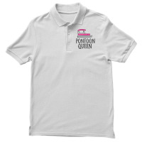 Funny Pontoon Queen Girl Boat Pontoon Sweatshirt Men's Polo Shirt | Artistshot