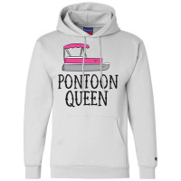 Funny Pontoon Queen Girl Boat Pontoon Sweatshirt Champion Hoodie | Artistshot