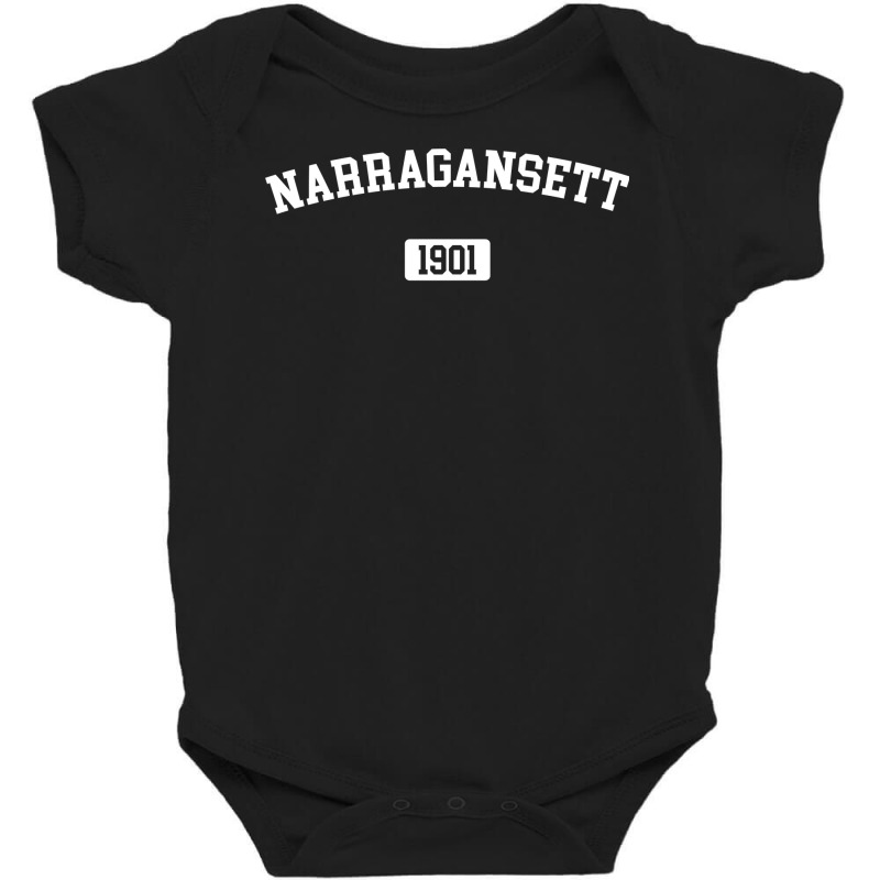 Narragansett Rhode Island 1901 Souvenir T Shirt Baby Bodysuit by BrandalynSaetern | Artistshot