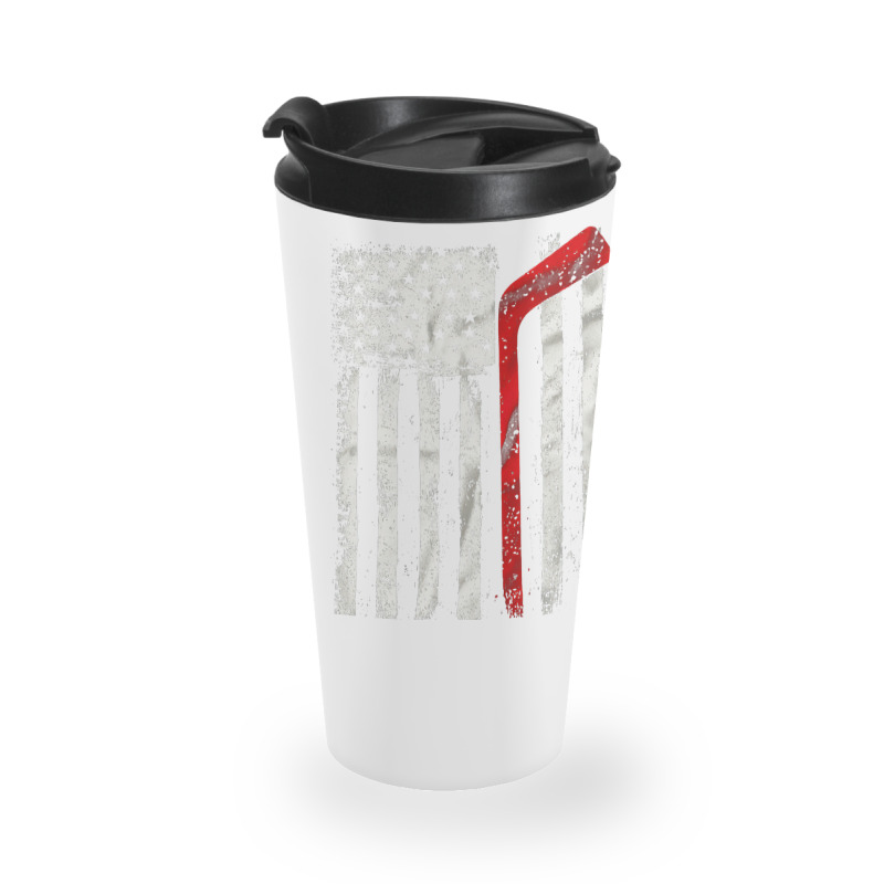 Usa Flag Hockey, American Team Hockey Usa Flag, Usa Hockey Fan, Usa Fl Travel Mug | Artistshot