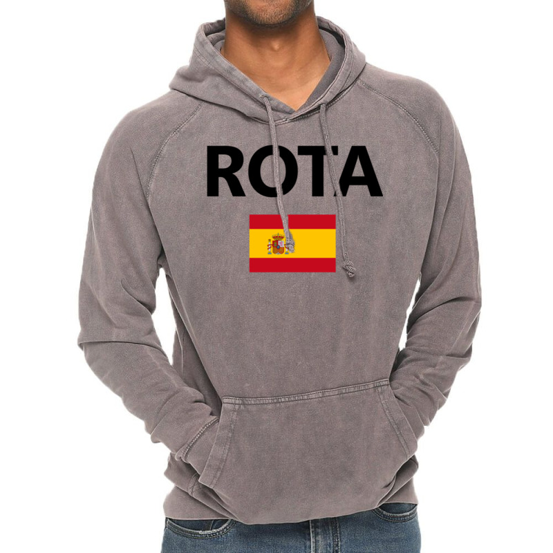 Custom Rota Spain Spanish Flag City Vacation Travel Gift Pullover