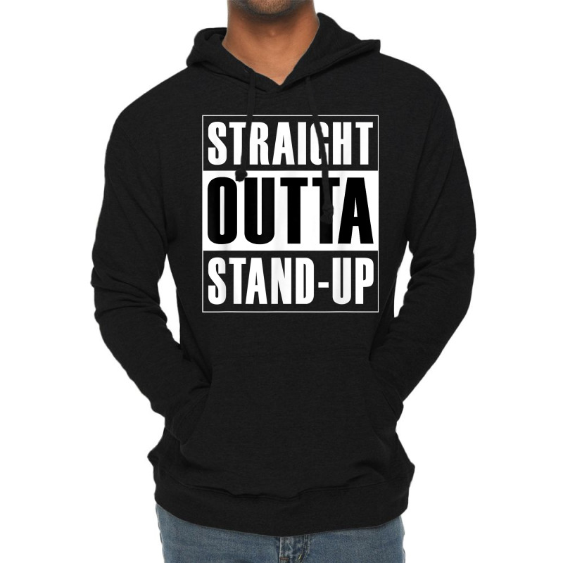 Straight Outta Stand Up   Agile Scrum Funny T Shirt Lightweight Hoodie by shielsqdkatulag | Artistshot