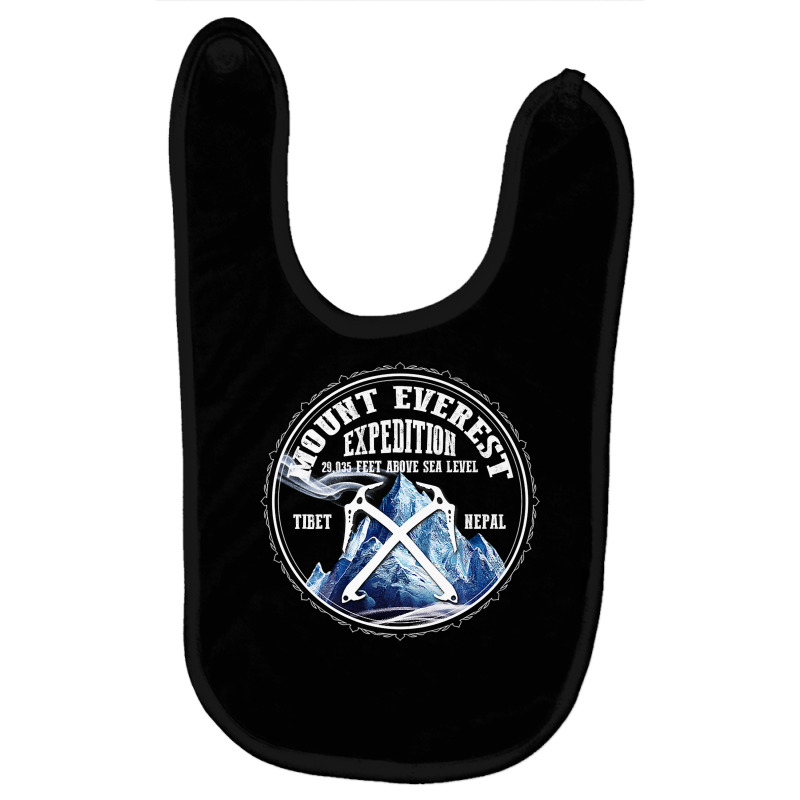 The Official Mount Everest Expedition Mt Everest T Shirt Baby Bibs by gellisjkbegayphe | Artistshot