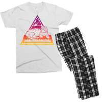 Synthesizer Cat Techno Synth Analog T Shirt Men's T-shirt Pajama Set | Artistshot