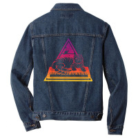 Synthesizer Cat Techno Synth Analog T Shirt Men Denim Jacket | Artistshot