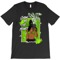 Show Me The Money 6 Retro Electric Green Shoes Matching Tees T Shirt T-shirt | Artistshot