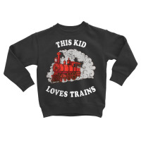 This Kid Loves Trains Locomotive Wagon Boys Girls Toddler T Shirt Toddler Sweatshirt | Artistshot