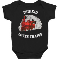 This Kid Loves Trains Locomotive Wagon Boys Girls Toddler T Shirt Baby Bodysuit | Artistshot