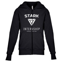 Stark Internship Youth Zipper Hoodie | Artistshot