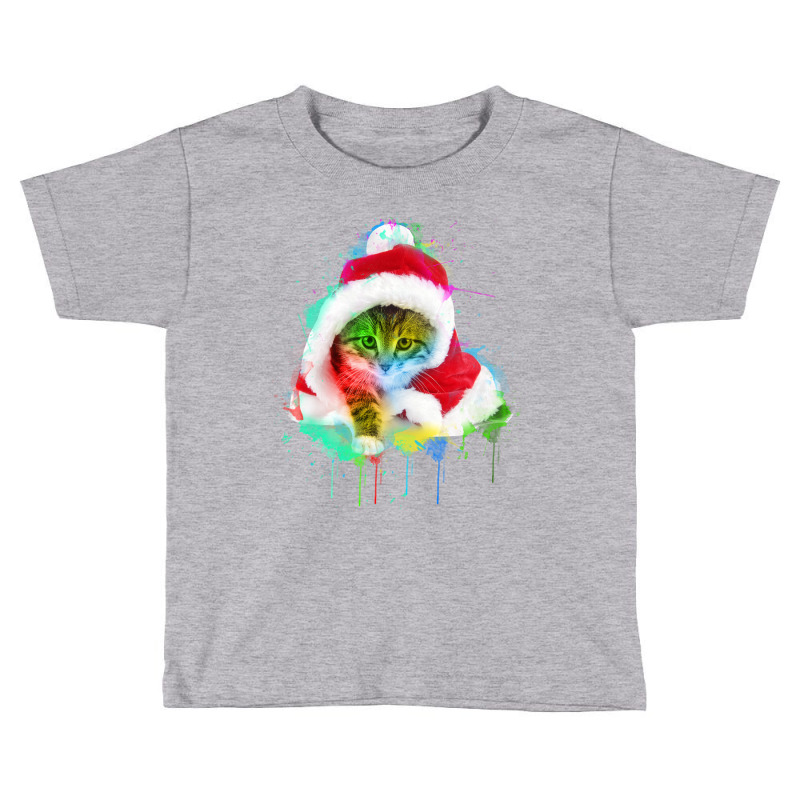 Merry Christmas Cat Toddler T-shirt | Artistshot