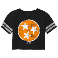 Tennessee Shirt State Flag Orange & White Vintage Est. 1796 Scorecard Crop Tee | Artistshot