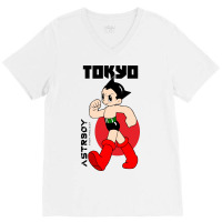 Atom Boy V-neck Tee | Artistshot