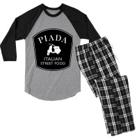 Piada Italian Street Food Men's 3/4 Sleeve Pajama Set | Artistshot