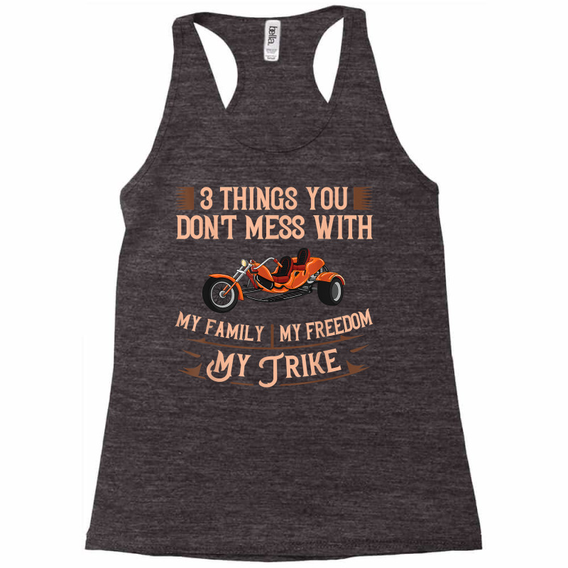 Trike Motorcycle Gift Three Wheeler Bike T Shirt Racerback Tank by vorgasofaguiarb | Artistshot